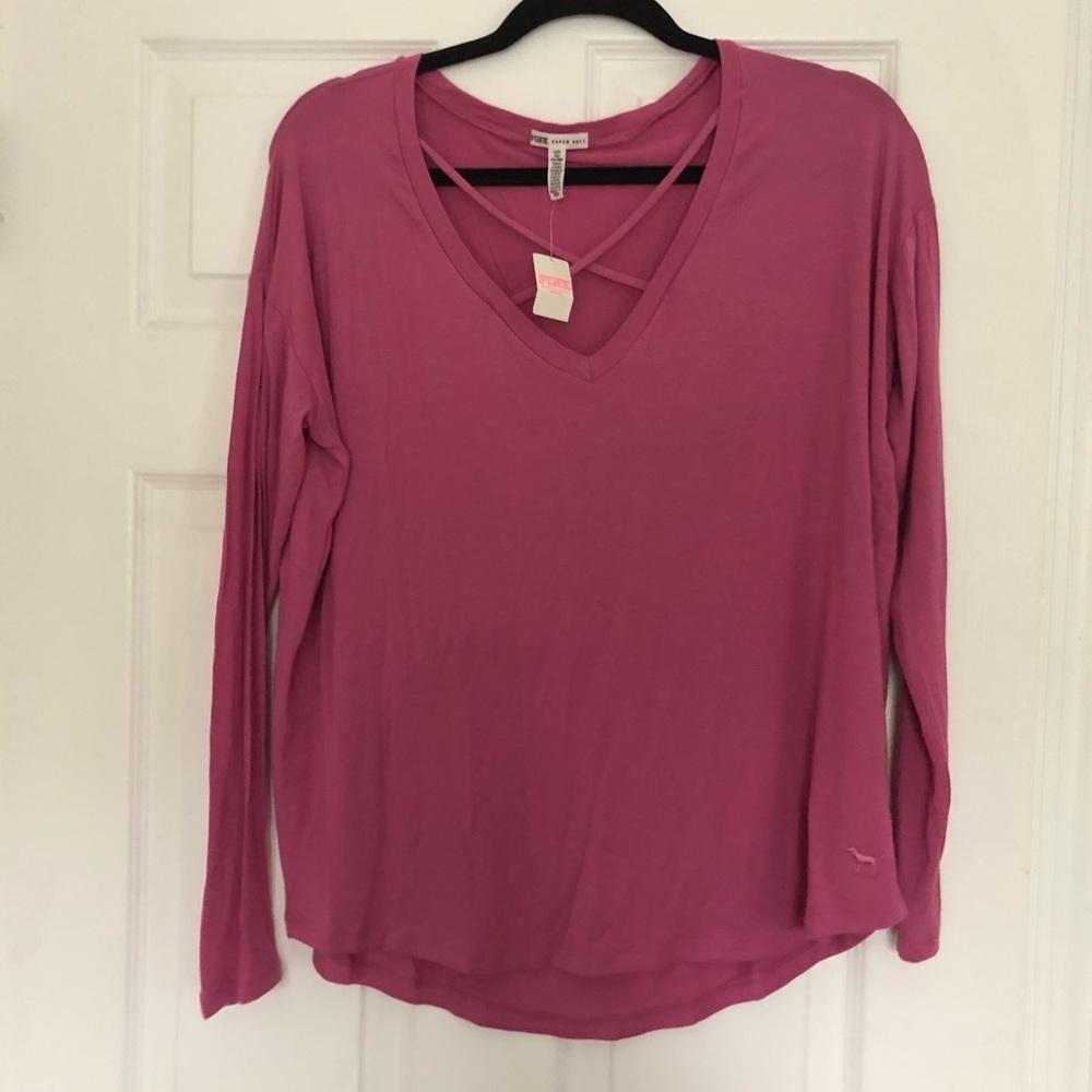PINK long sleeve top